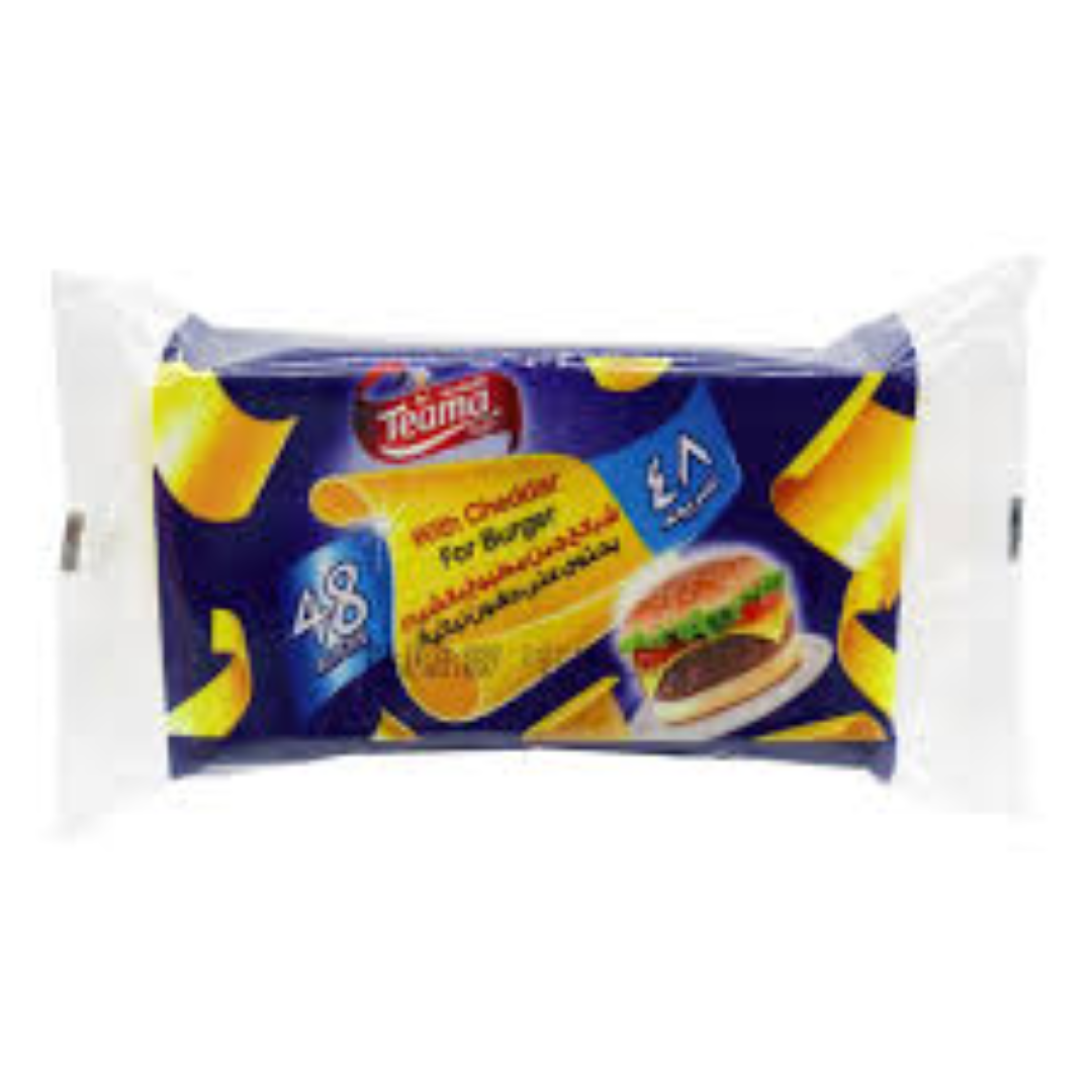 TEAMA CHEESE SLICES BURGER JUMBO 768G